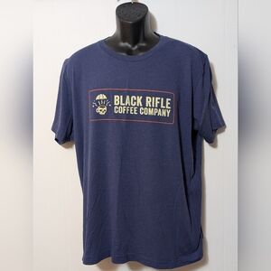 Men's Black Rifle Coffee Skull Cup Blue T-shirt Size XL